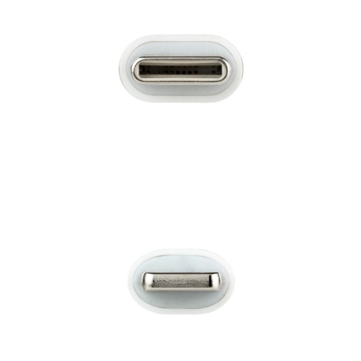 nanocable cable lightning a usb-c 2 metros