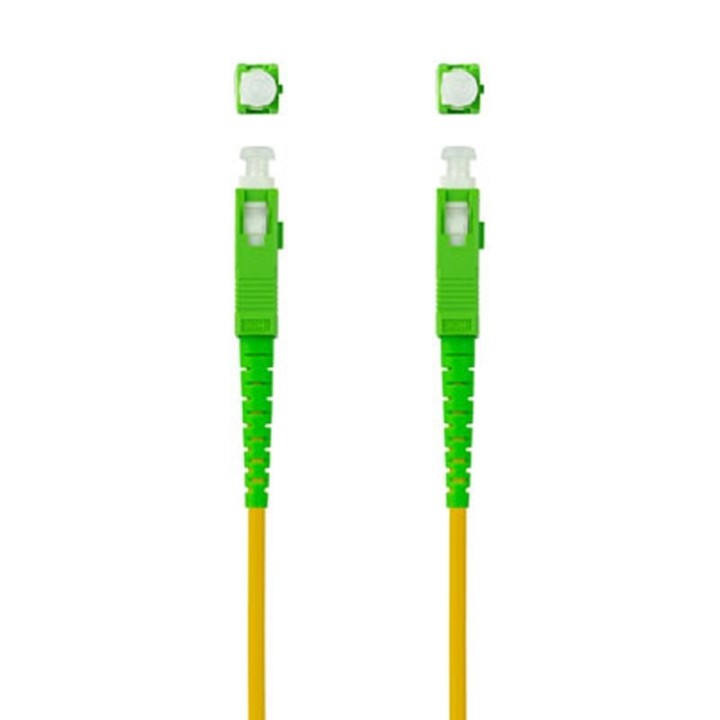 nanocable cable fibra sc/apc lszh amarillo 1m