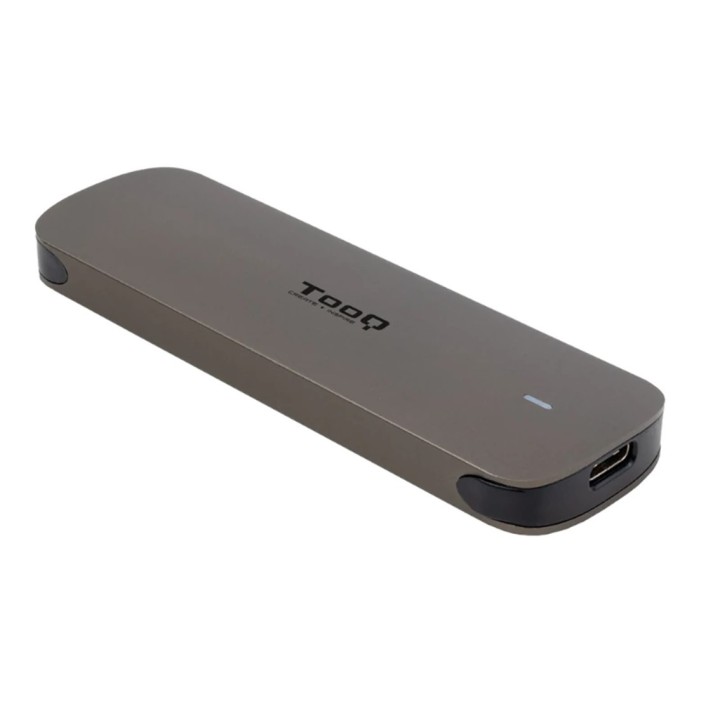 tooq carcasa disco duro tooq tqe - 2202br para ssd m.2 usb tipo c marron