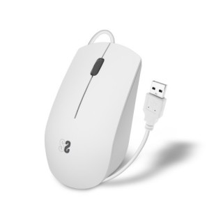 subblim subblim raton business silencioso con cable usb 1200 dpi blanco