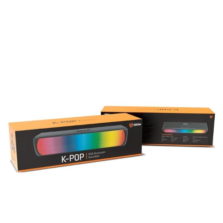 krom barra de sonido k-pop bluetooth rgb
