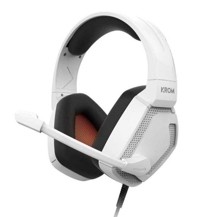krom kopa pro  auricular gaming stereo blanco