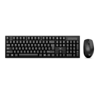 ewent ewent ew3281 teclado raton incluido rf inalambrico qwerty espanol negro