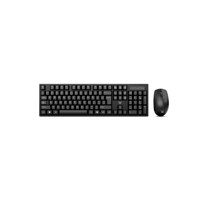 ewent ewent ew3281 teclado raton incluido rf inalambrico qwerty espanol negro