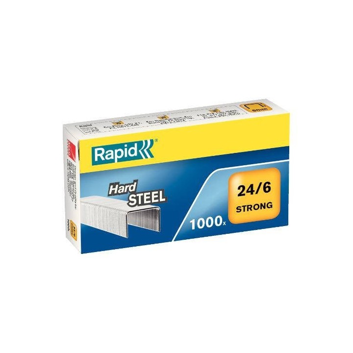 rapid caja de 1000 grapas tipo 24/6 acero rapid 24855900