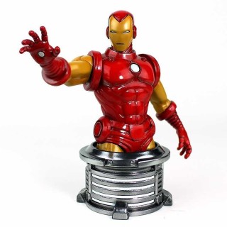 semic studios figura busto semic studios marvel iron man invencible escala 1 - 6