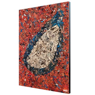 semic studios panel 35x50 cm semic studio marvel mythic cover art 25 amazing spider - man 700 wood