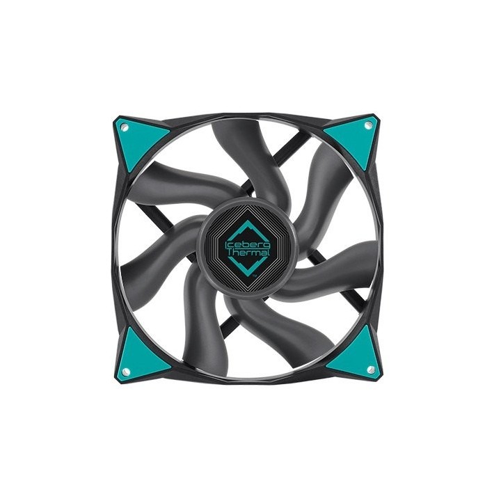ventilador 140x140 iceberg-thermal icegale argb black 2p 1600rpm pwm argb