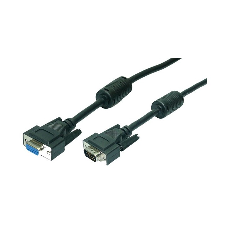 logilink vga m f 1.8m. longitud de cable: 1,8m, conector 1: vga (d-sub), conector 2: vga (d-sub)