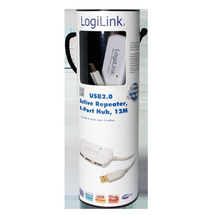 logilink ua0108. longitud de cable: 12m. velocidad de transferencia de datos: 480 mbit s, certificac
