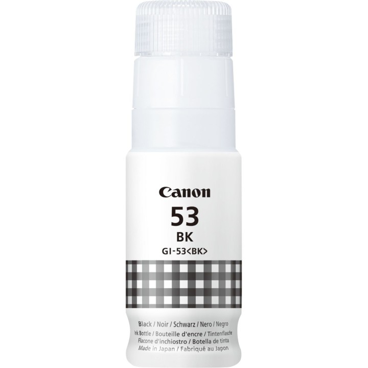 canon botella tinta canon gi - 53bk negra