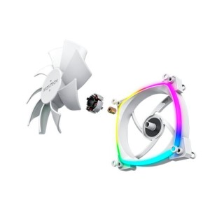 ventilador 120x120 montech ax120 pwm white 120mm argb 25mm thick 800 a 1600rpm 27db