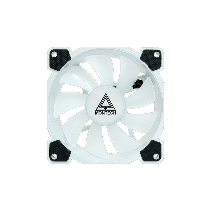 ventilador 120x120 montech ax120 pwm black 3 in 1 120mm argb 25mm thick 800 a 1600rpm 27db