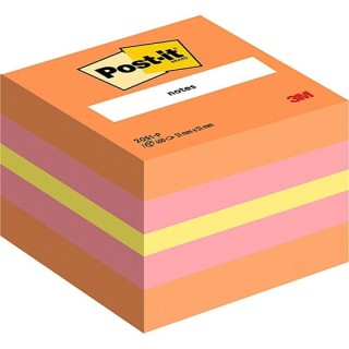 minicubo 400h notas post-it repos. 51x51 rosa