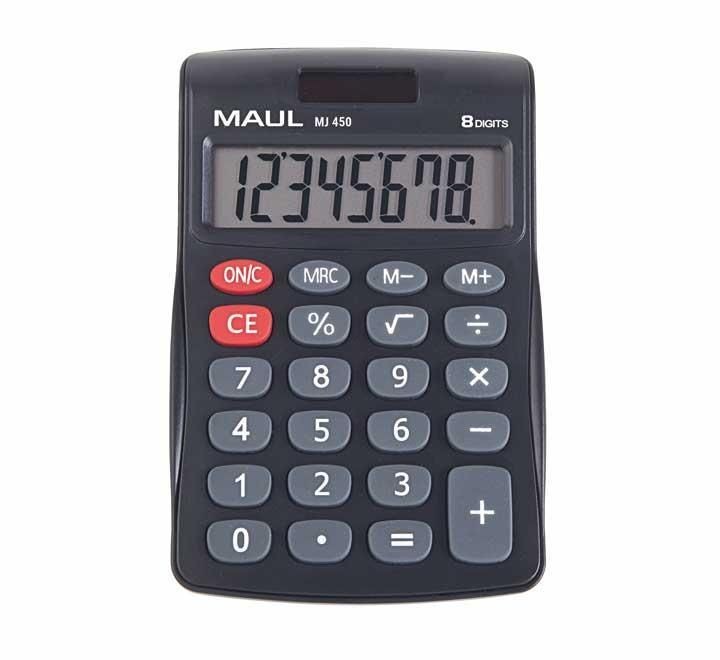 calculadora bolsillo maul mj450 8 dig negro