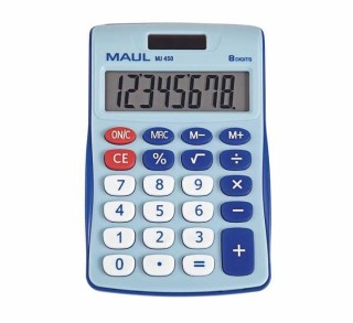 calculadora bolsillo maul mj450 8 dig azul