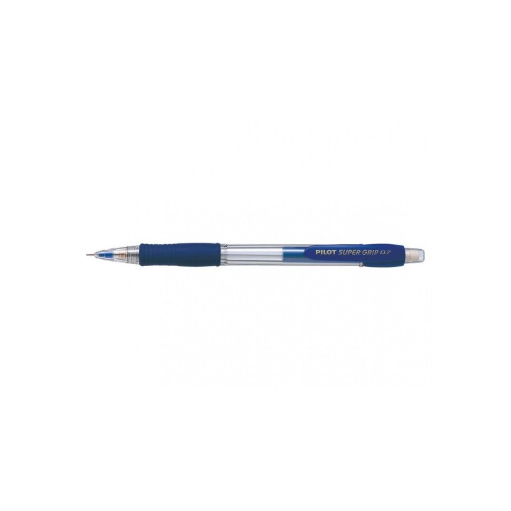 pilot portaminas supergrip h-187 supergrip cuerpo azul 0,7mm pilot h-187-sl-l