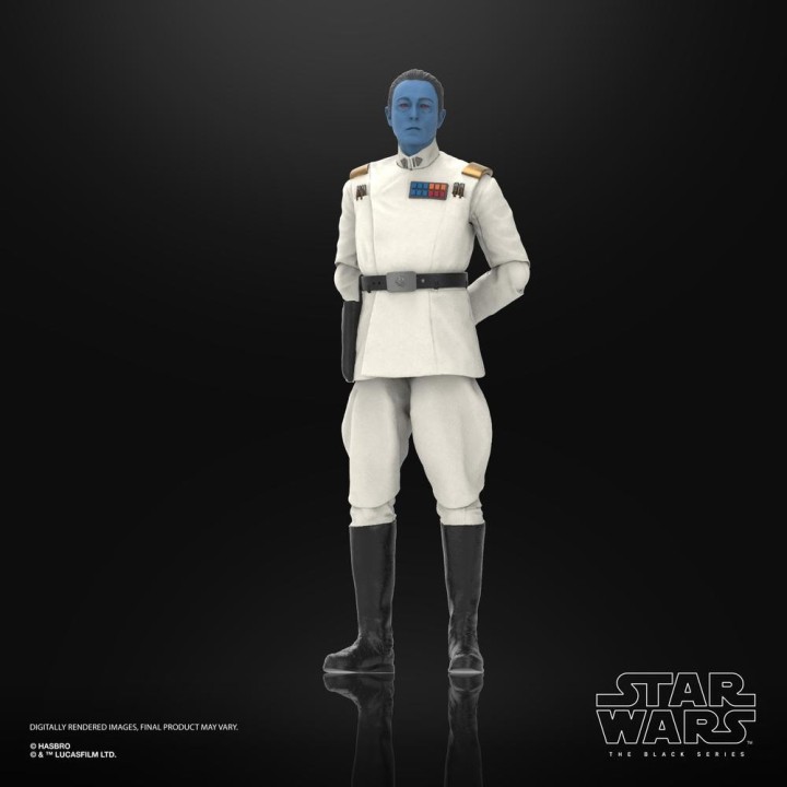 hasbro figura hasbro star wars the black series ahsoka grand admiral thrawn