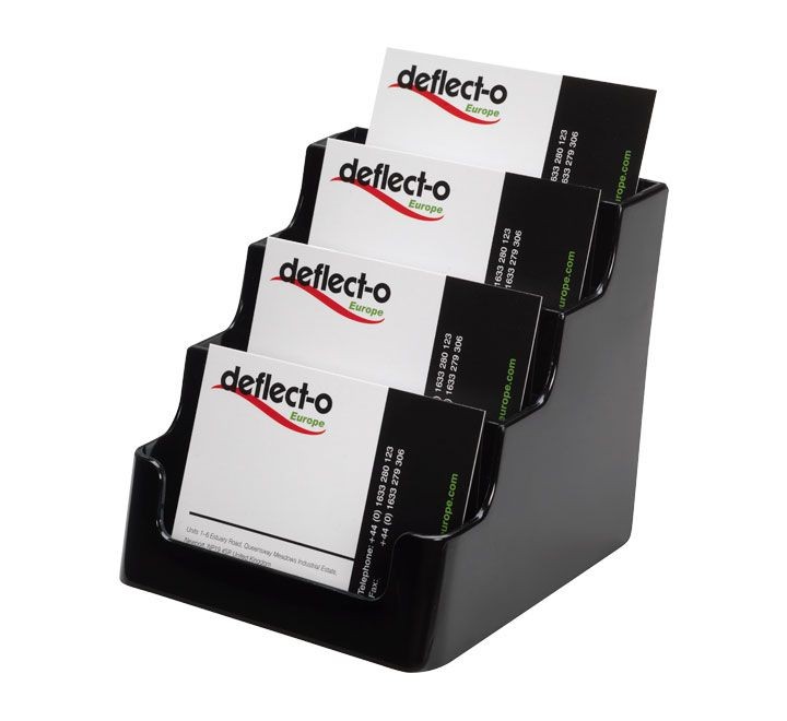 portatarjetas deflecto sob.4 compart. 70404