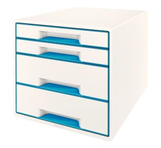buc leitz wow dual azul/blanco 4caj. 52132036