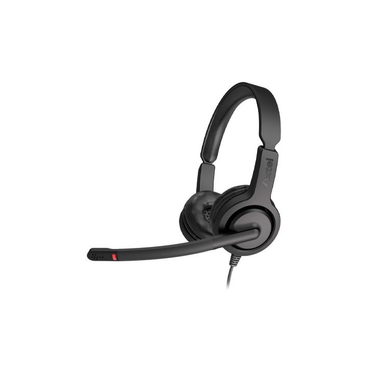 auriculares axtel voice uc28 duo usb-a microauricular binaural usb-a