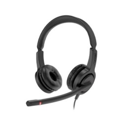 auriculares axtel voice uc28 duo usb-a microauricular binaural usb-a