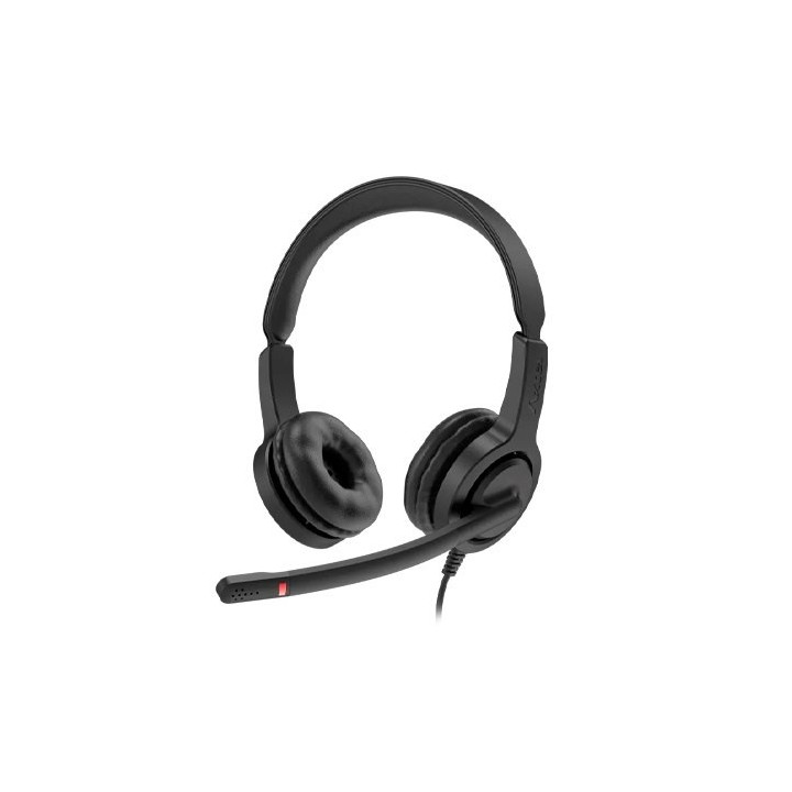 auriculares axtel voice uc28-35 duo nc usb-c microauricular binaural usb-c y 2.5 jack