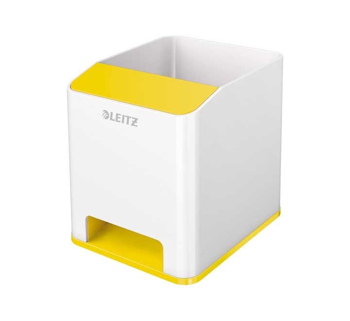 cubilete leitz wow dual blanco/amar 53631016