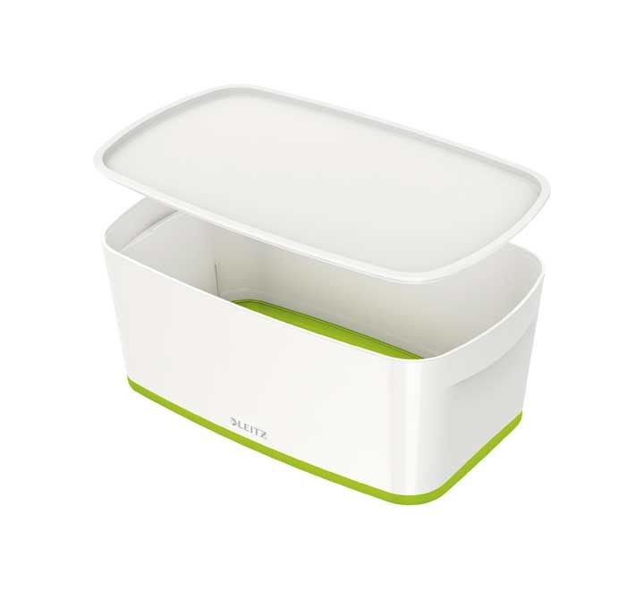 caja org. leitz mybox+tapa 5l 318x128x191 verde