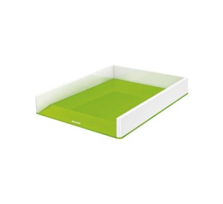 bandeja leitz wow dual a4 blanco/verde 53611054
