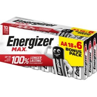 energizer caja 18+6 pilas alkalinas power tipo lr6 (aa) energizer e303513102