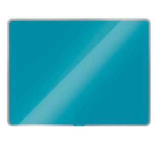 pizarra cristal leitz cosy 80x60cm azul