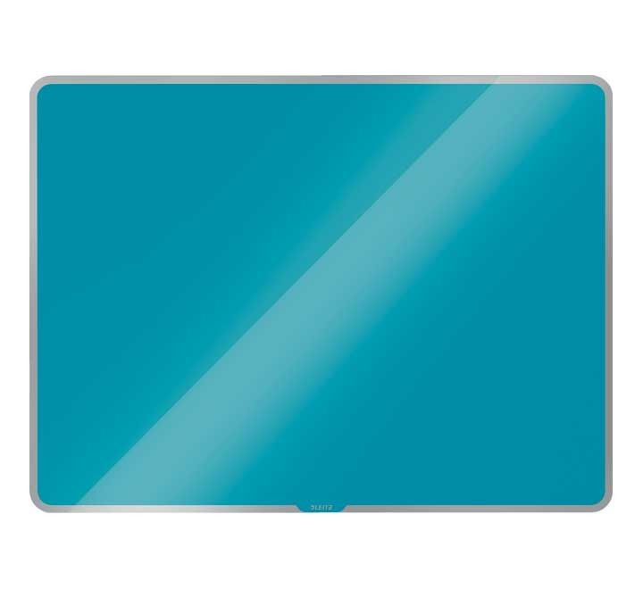 pizarra cristal leitz cosy 80x60cm azul