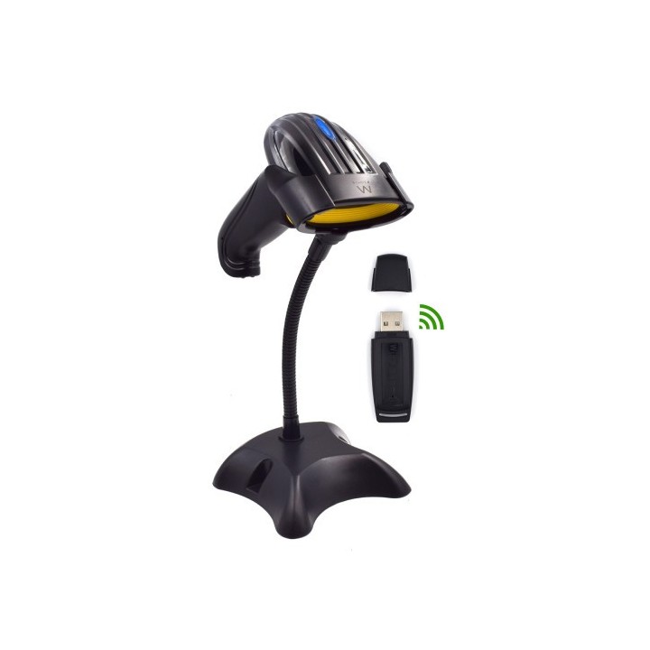 ewent ewent ew3430 lector de codigo de barras lector de codigos de barras portatil 1d led negro