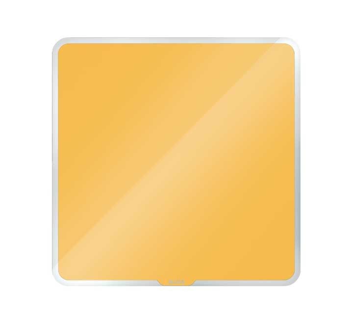 pizarra cristal leitz cosy 45x45cm amarillo