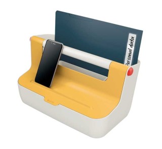 caja almacen. leitz cosy portatil amarillo