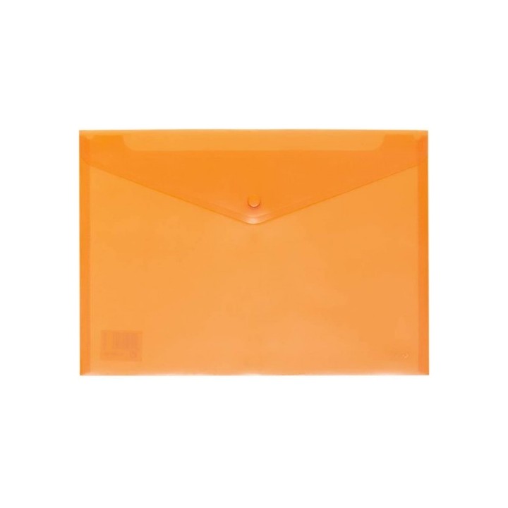 carchivo sobre polipropileno folio solapa c/broche plastico naranja carchivo 342k52