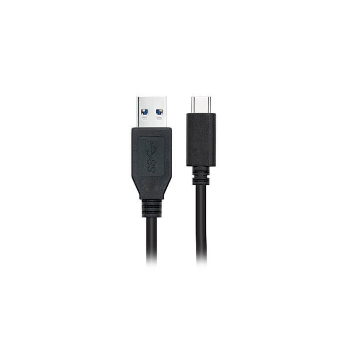 nanocable cable nanocable usb 3.1 gen2 10gbps 3a tipo usb - c - m - a - m negro 0.5 m