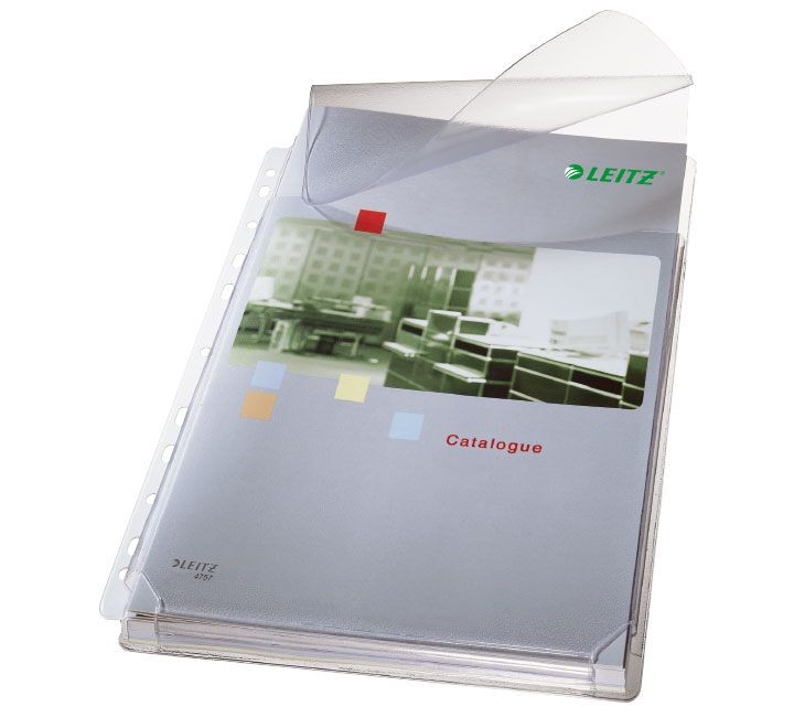 b.5 fundas leitz c/fuelle pvc a4 11tal.170mic.