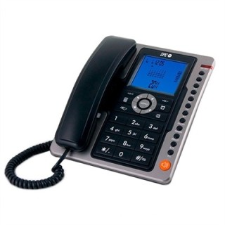 spc telefono fijo spc office pro negro mute -  tecla r -  7 memorias directas