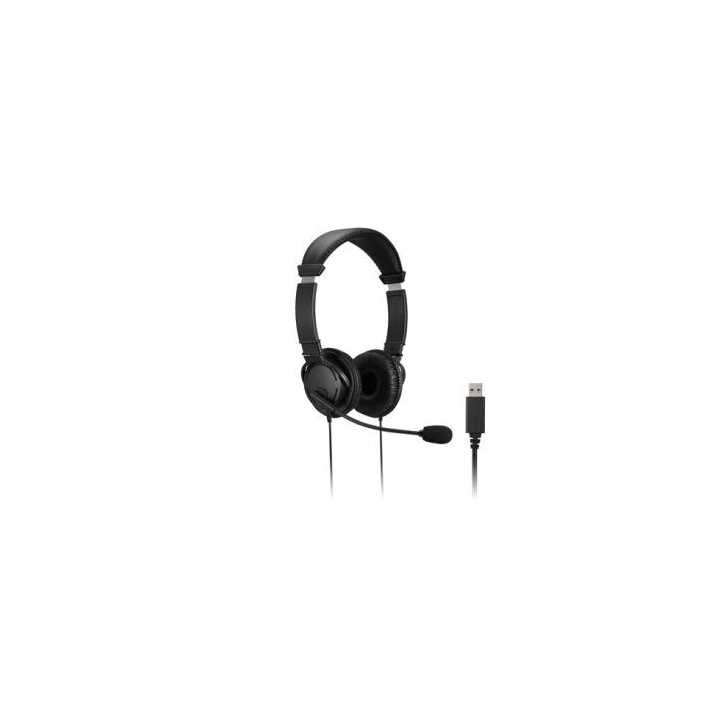 auriculares hi-fi usb con microfono y control volumen  kensington k33065ww