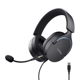 trust trust gxt 490 fayzo auriculares alambrico diadema juego usb tipo a negro