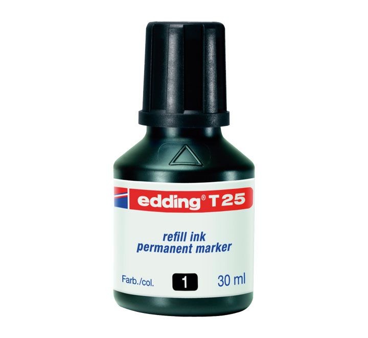 bote tinta edding 30ml negro