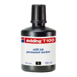 Bote Tinta Edding 100ml Negro