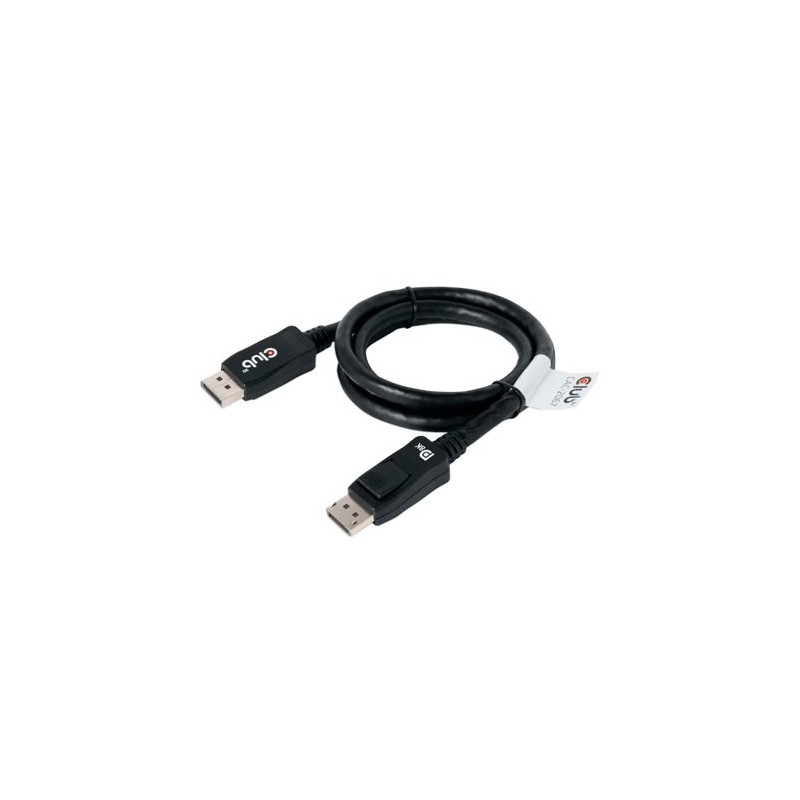 cable club3d displayport 1.4 dp1.4 hbr3 m m 28awg 1m 8k60hz  vesa certificado