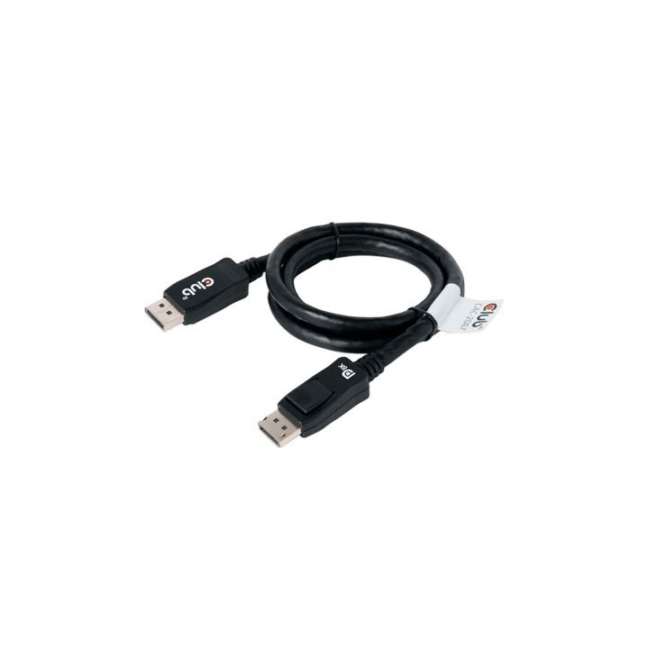 cable club3d displayport 1.4 dp1.4 hbr3 m m 28awg 1m 8k60hz  vesa certificado