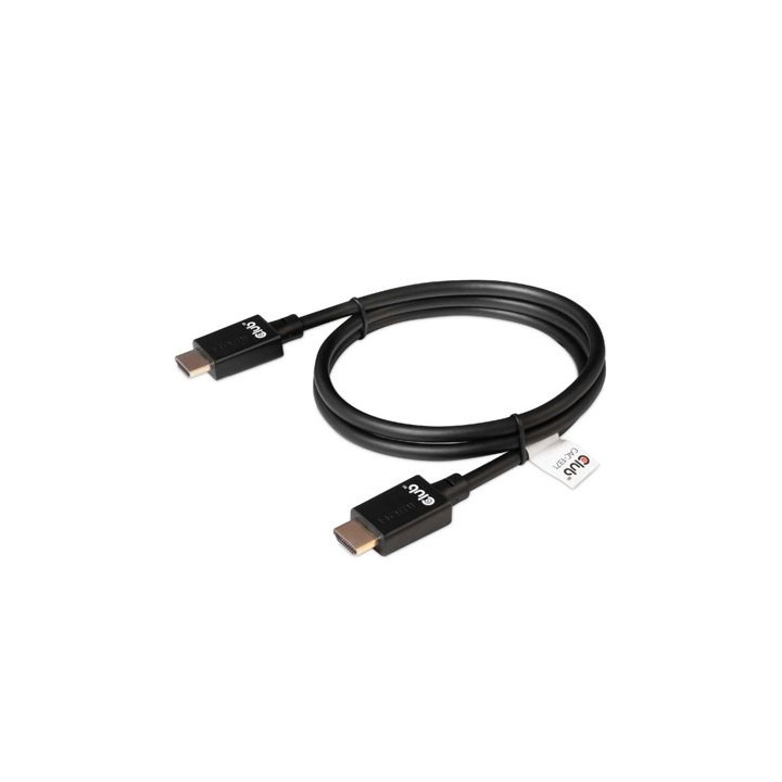 cable certificado hdmi club3d 1m ultra alta velocidad 4k120hz  8k60hz 48gb m m 1m