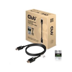 cable certificado hdmi club3d 1m ultra alta velocidad 4k120hz  8k60hz 48gb m m 1m