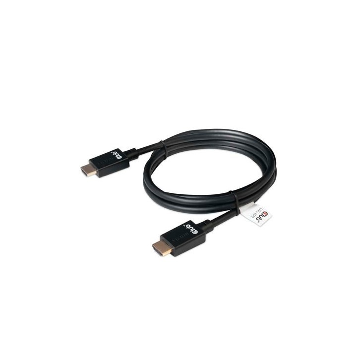 cable certificado hdmi club3d 2m ultra alta velocidad 4k120hz  8k60hz 48gb m m 2m