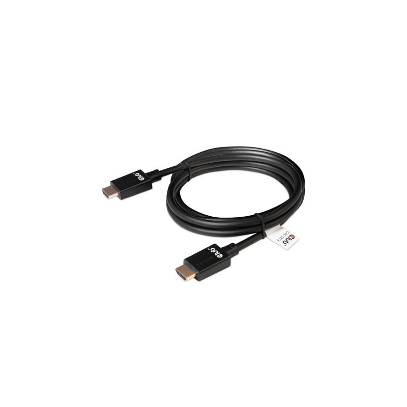 cable certificado hdmi club3d 3m ultra alta velocidad 4k120hz  8k60hz 48gb m m 3m
